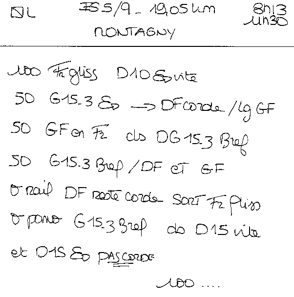 Cahier de note co-pilote